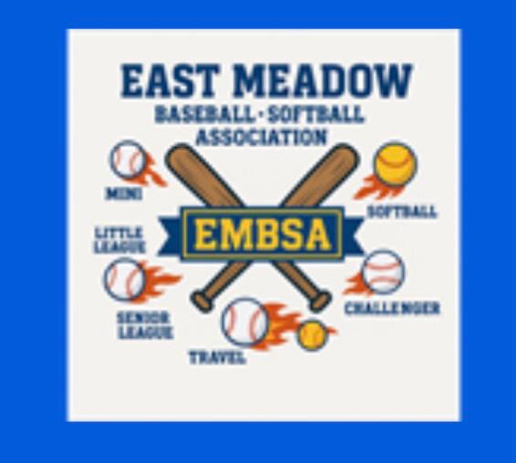 East Meadow Baseball-Softball Association logo