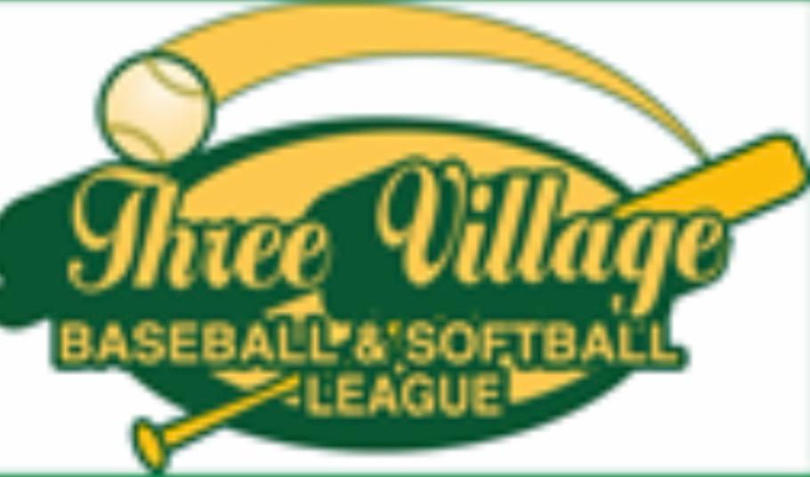 Three Village Baseball and Softball League logo